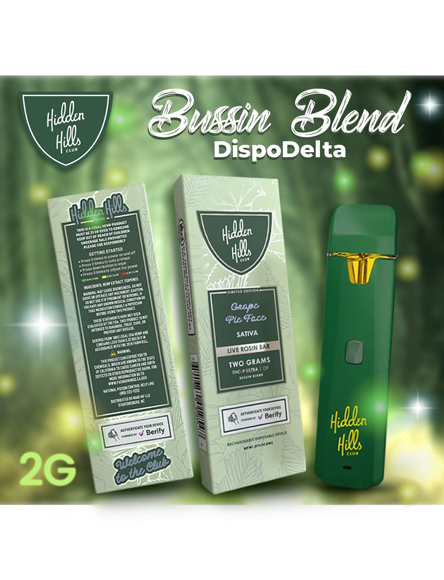 HEMP - DISPOSABLE